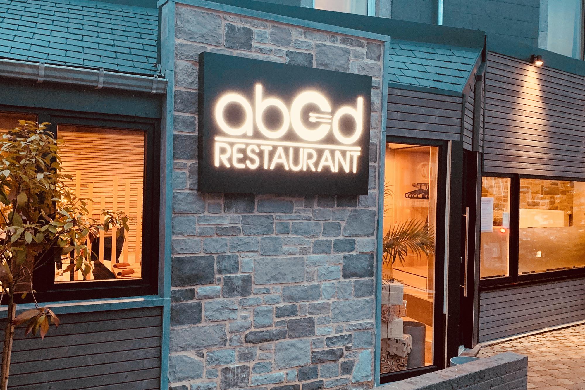 Façade du Restaurant ABCD situé à Beauraing